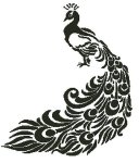 (image for) Peacock Silhouette
